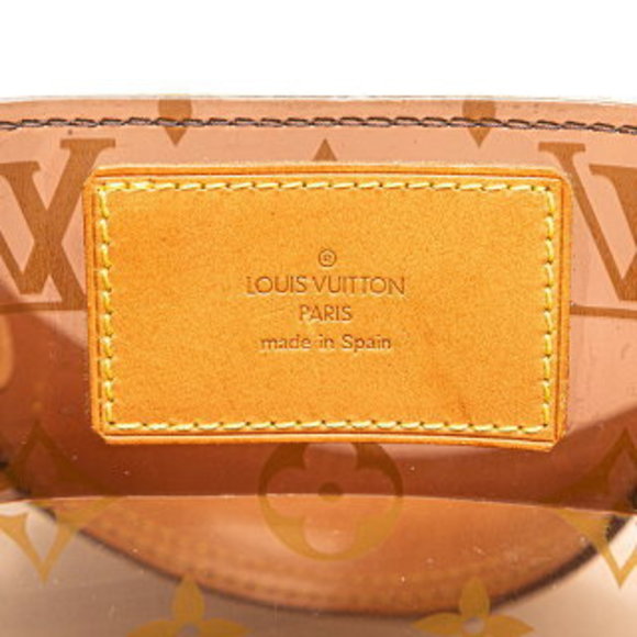 Louis Vuitton Hippo Ambre PM Handbag Brown Beige Vinyl - Picture 10 of 10